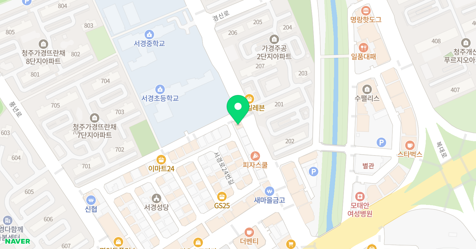 삼성 영어 서경교실 위치