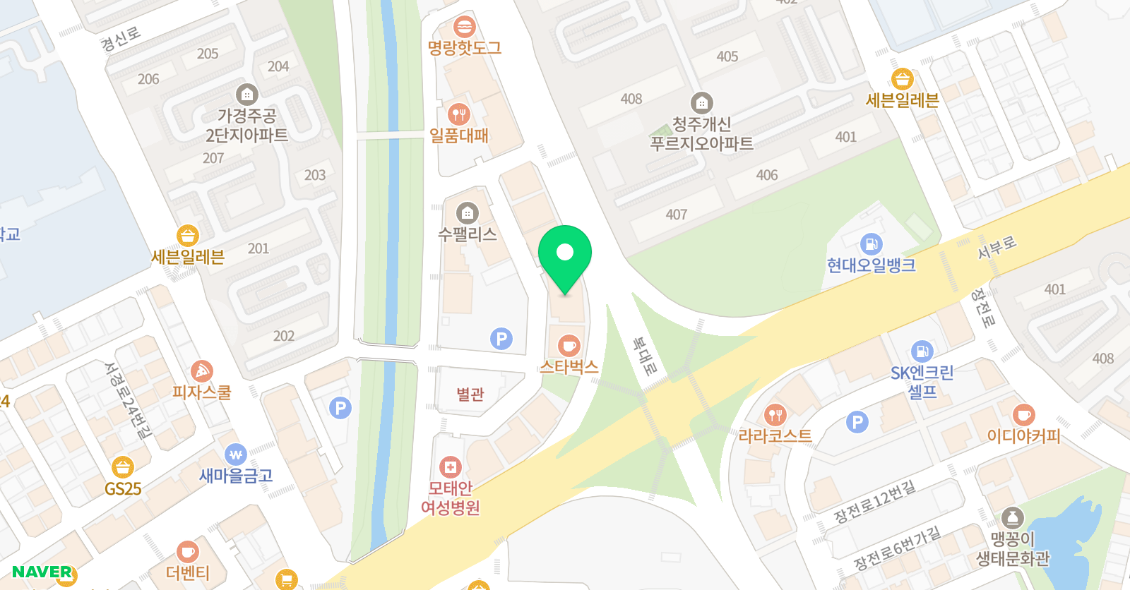 이지 수학전문학원 위치