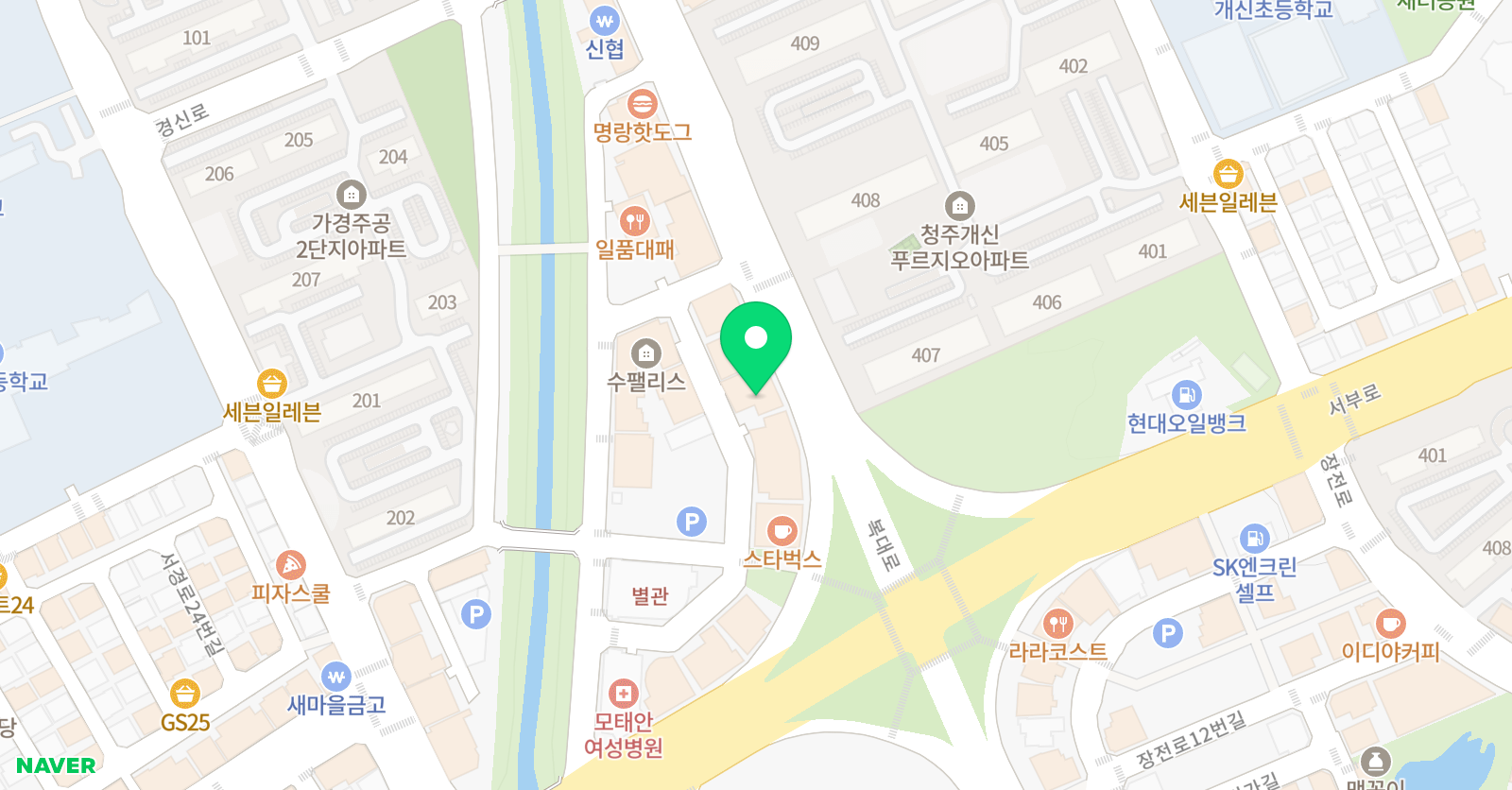 잉겐스 영어학원 위치