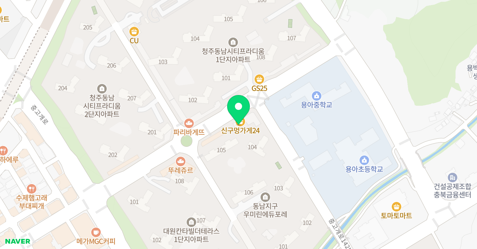 소리엘 음악학원 위치