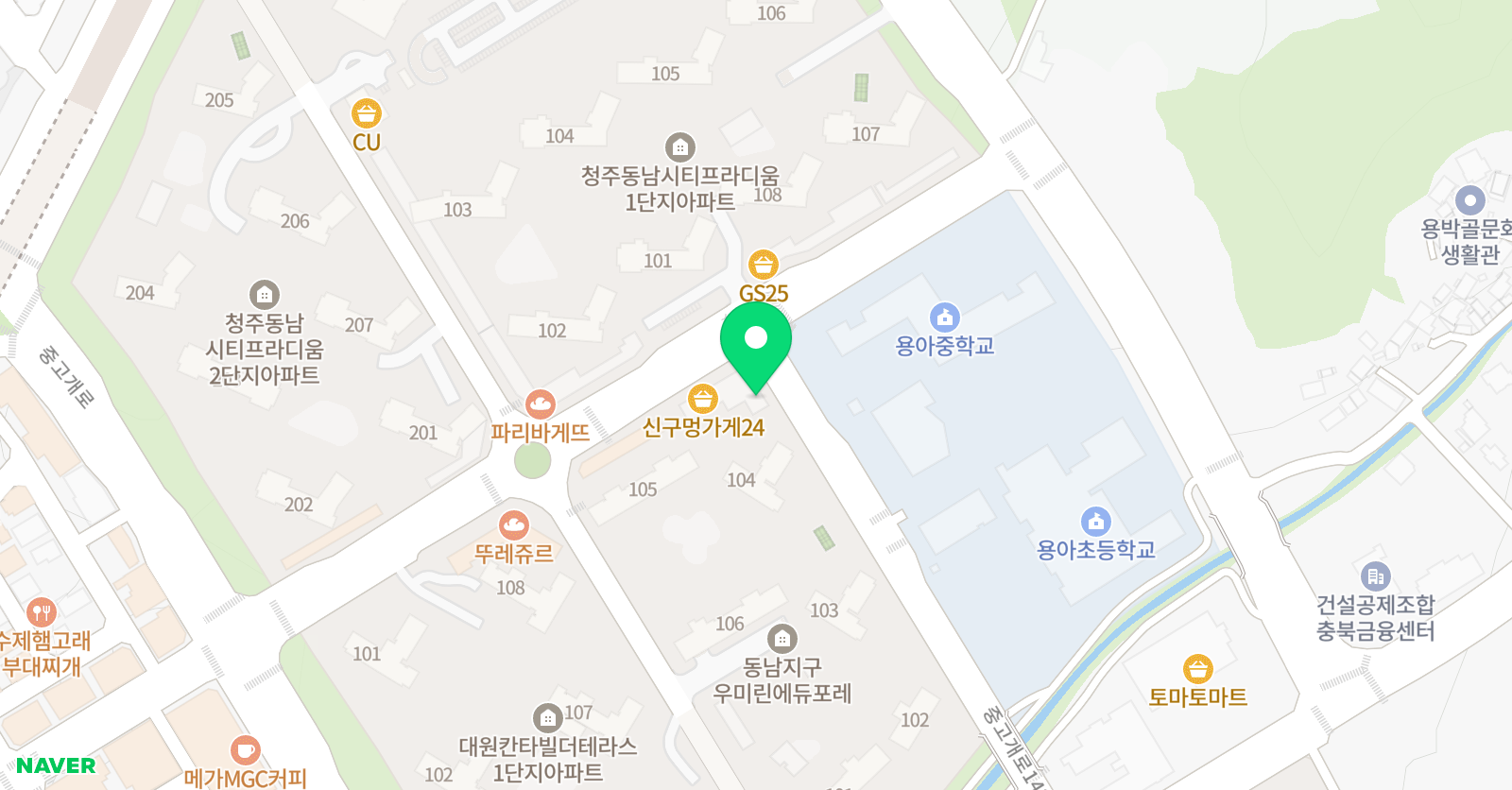 아이숲 피아노음악교습소 위치