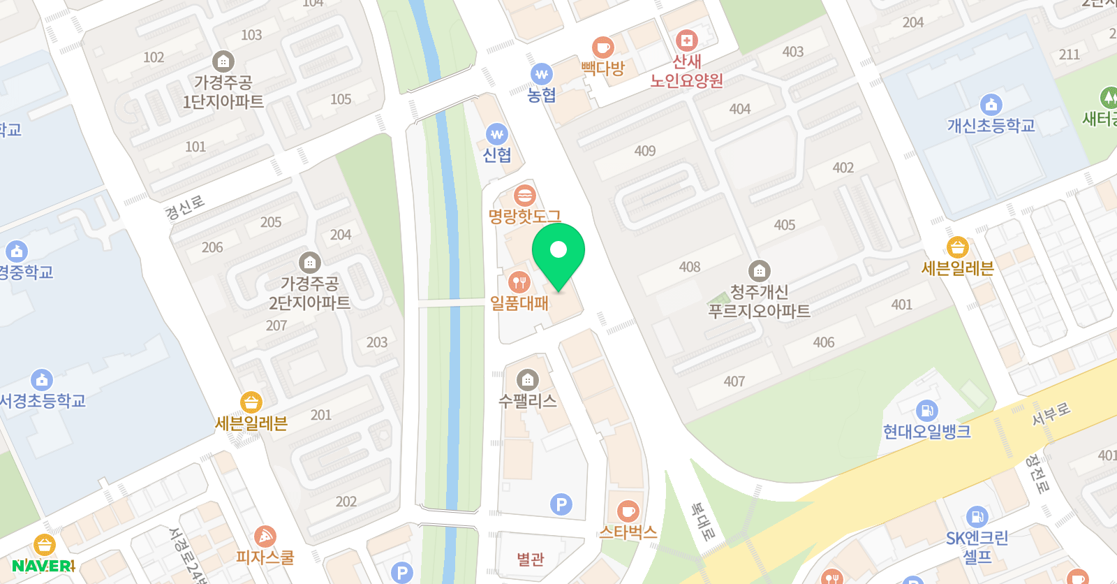 정 수학학원 위치