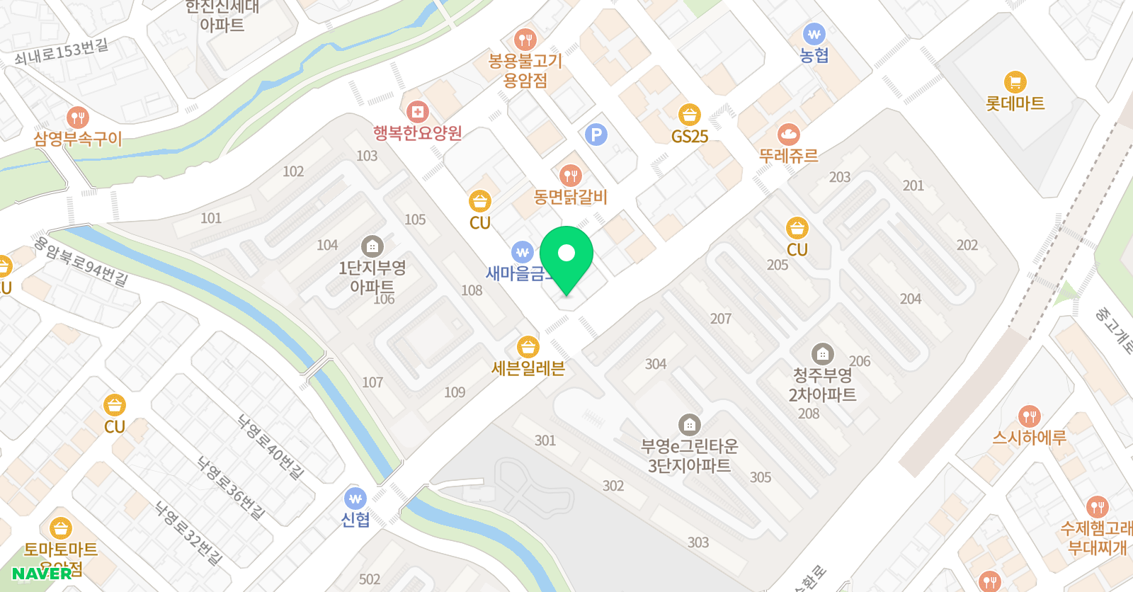 THE GYM 위치