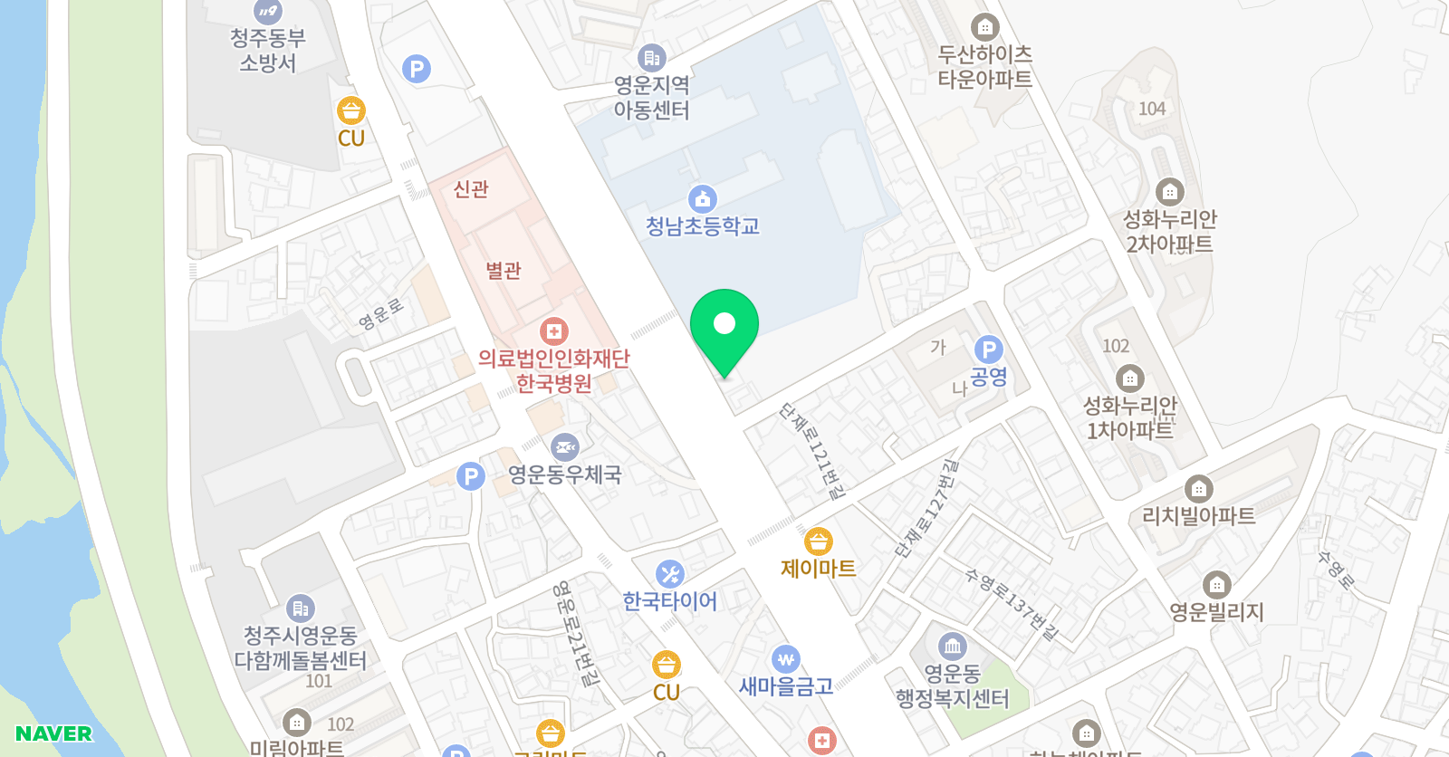 강호 태권도체육관 위치