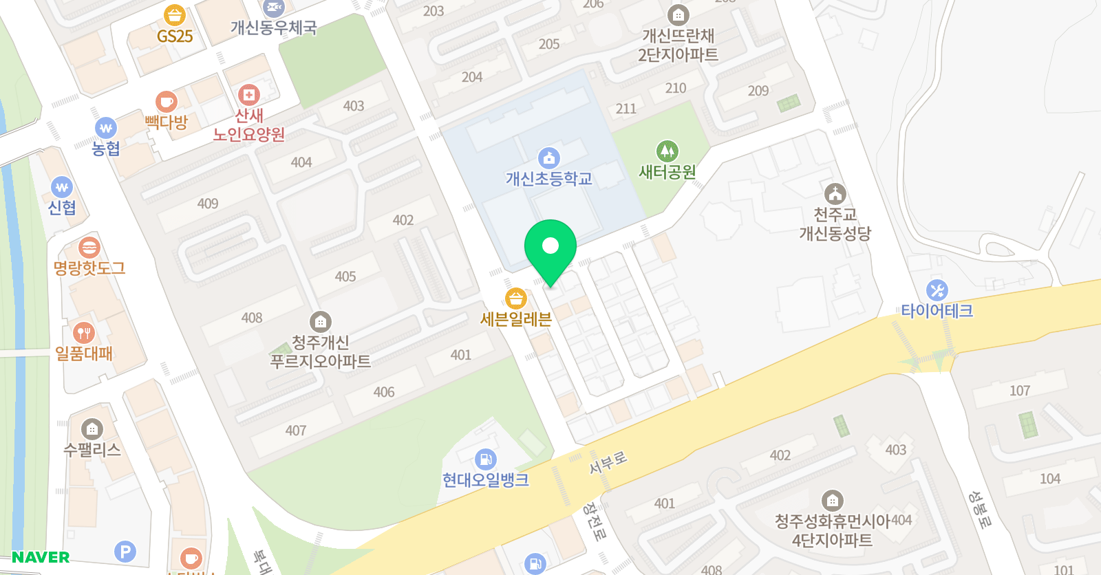 나의첫번째 피아노음악학원 위치