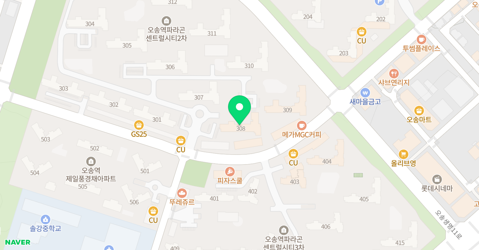 젤라 영어학원 위치