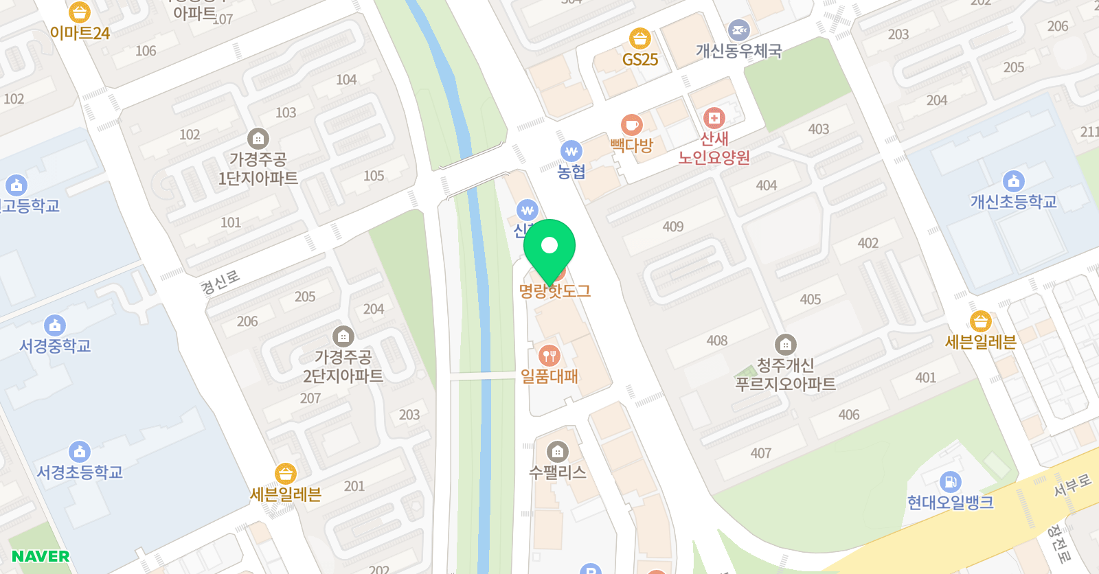소르본 영어수학학원 위치