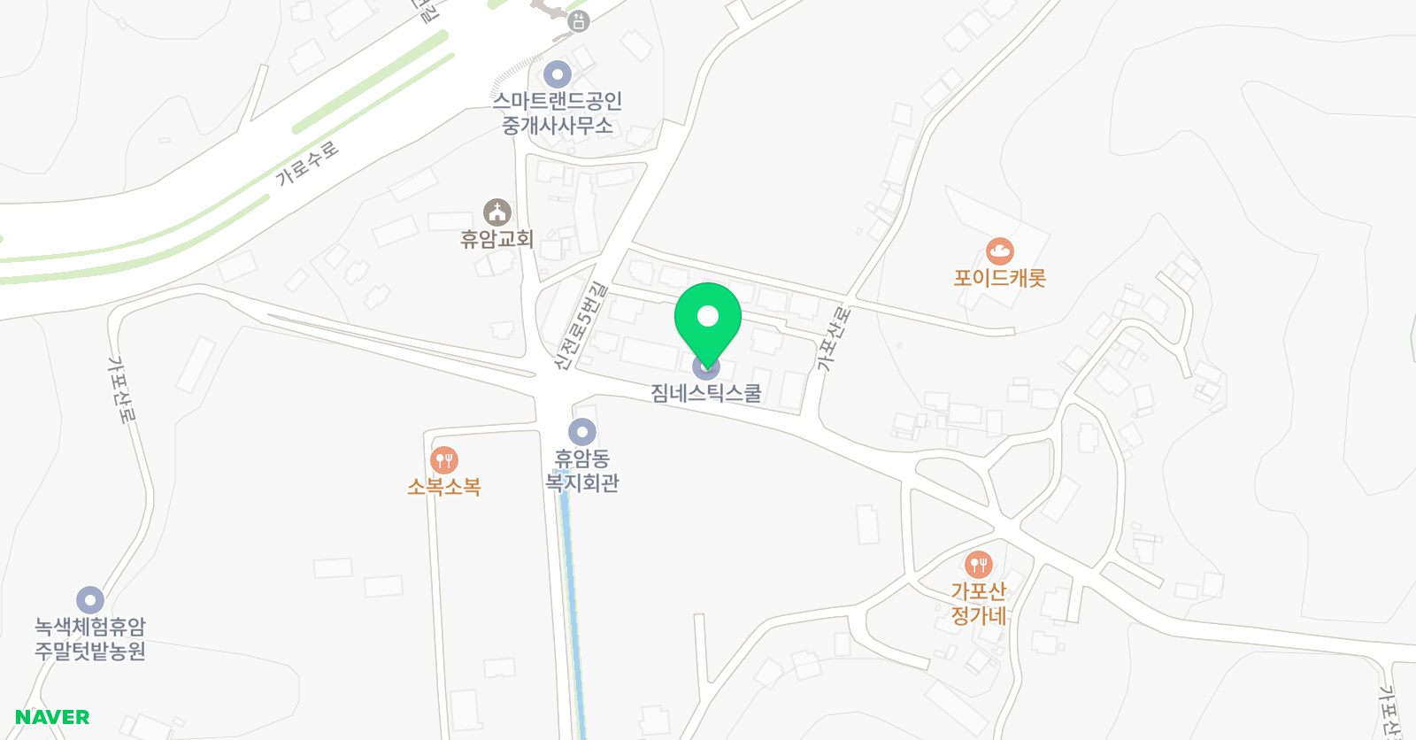 짐네스틱스쿨 위치