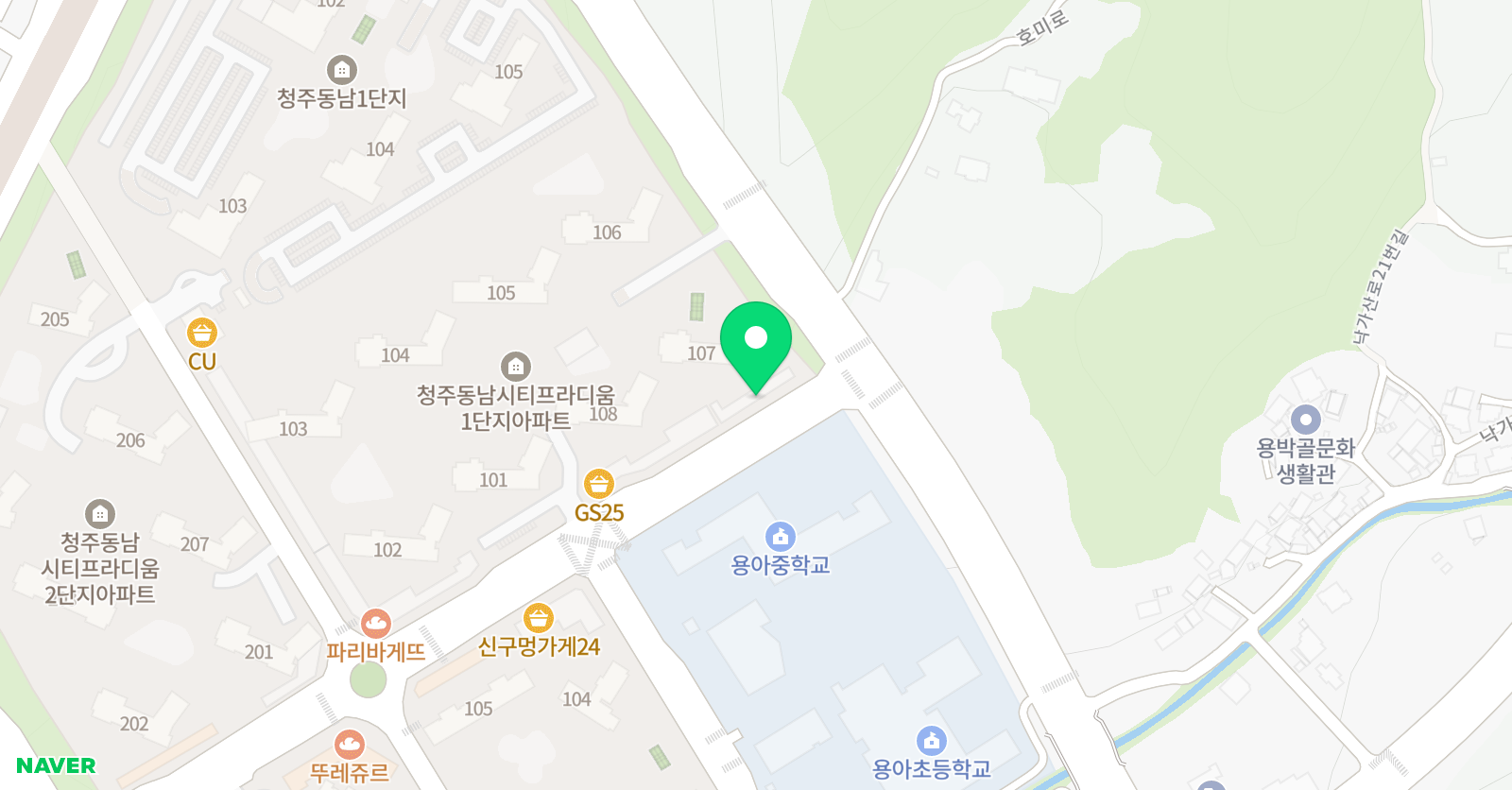 민스플루트 음악교습소 위치