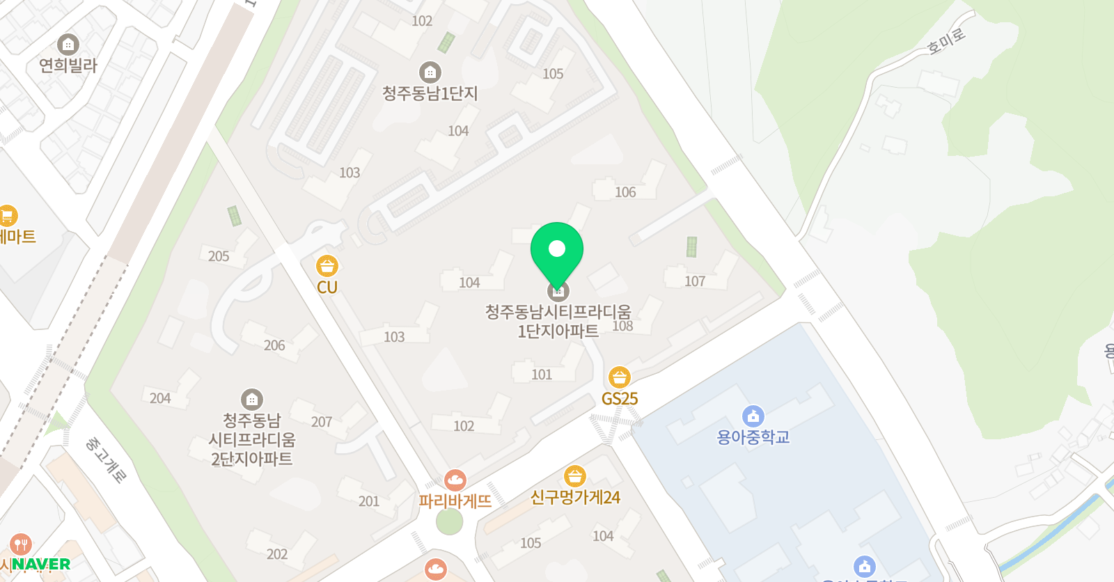 아르떼 피아노 위치