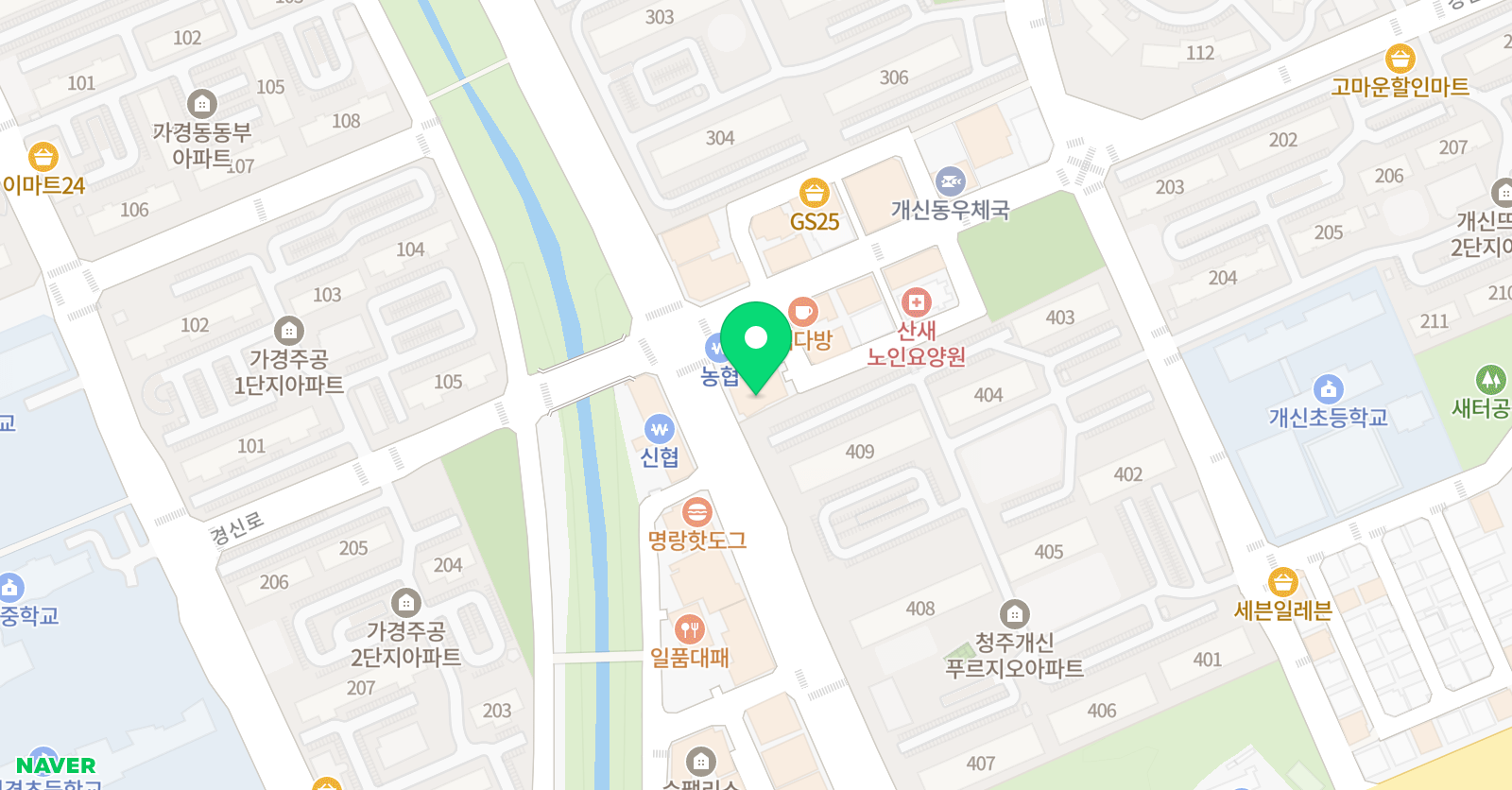 GLS 어학원 위치