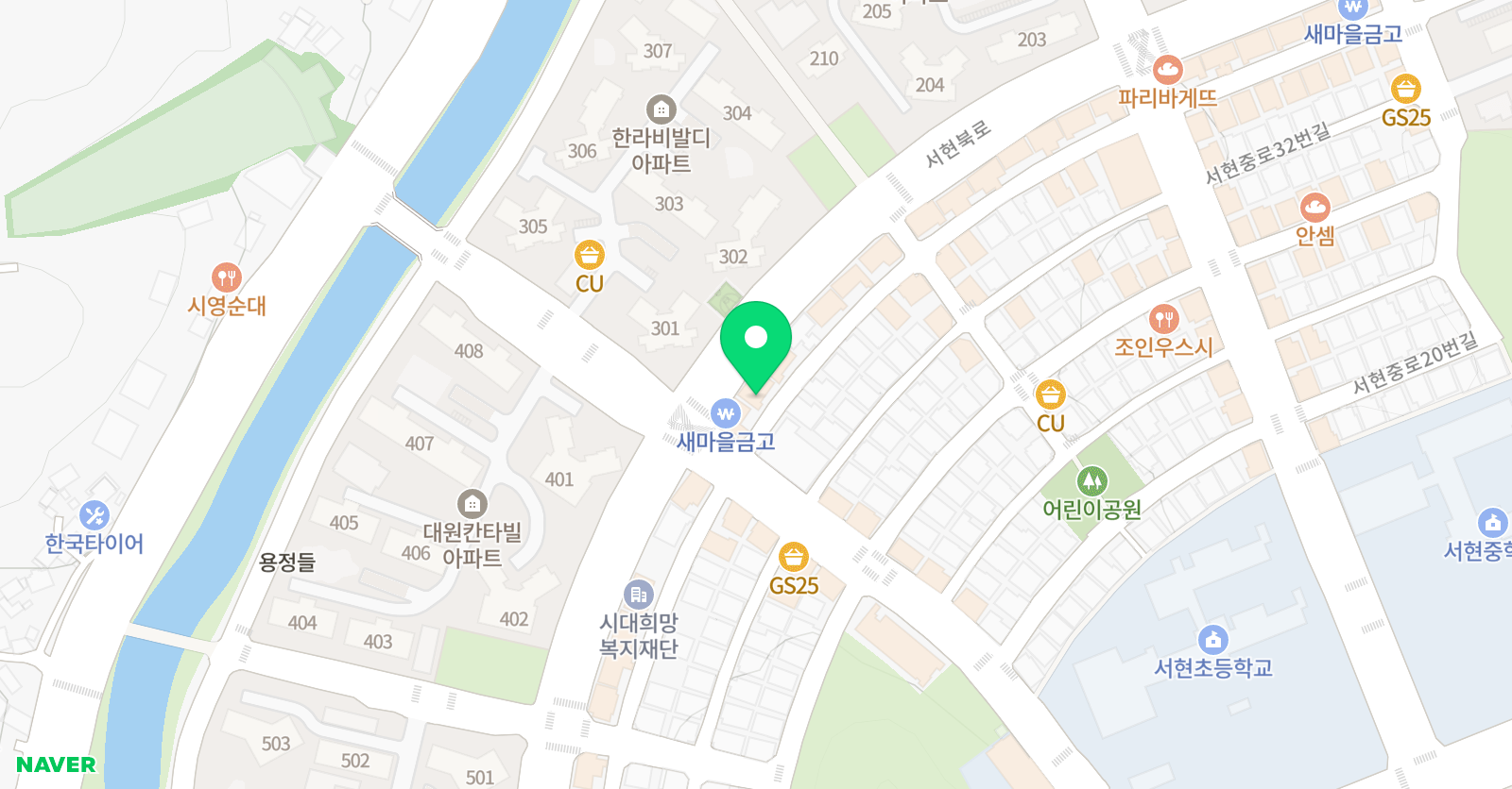 정무 합기도 위치