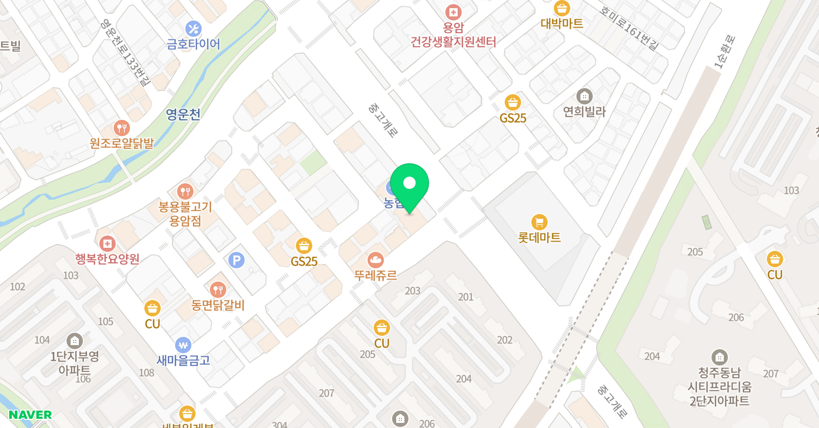 아소비 용암학원 위치