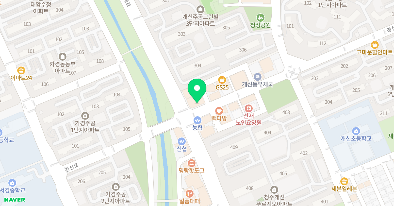 와와 학습코칭센터 개신점 위치