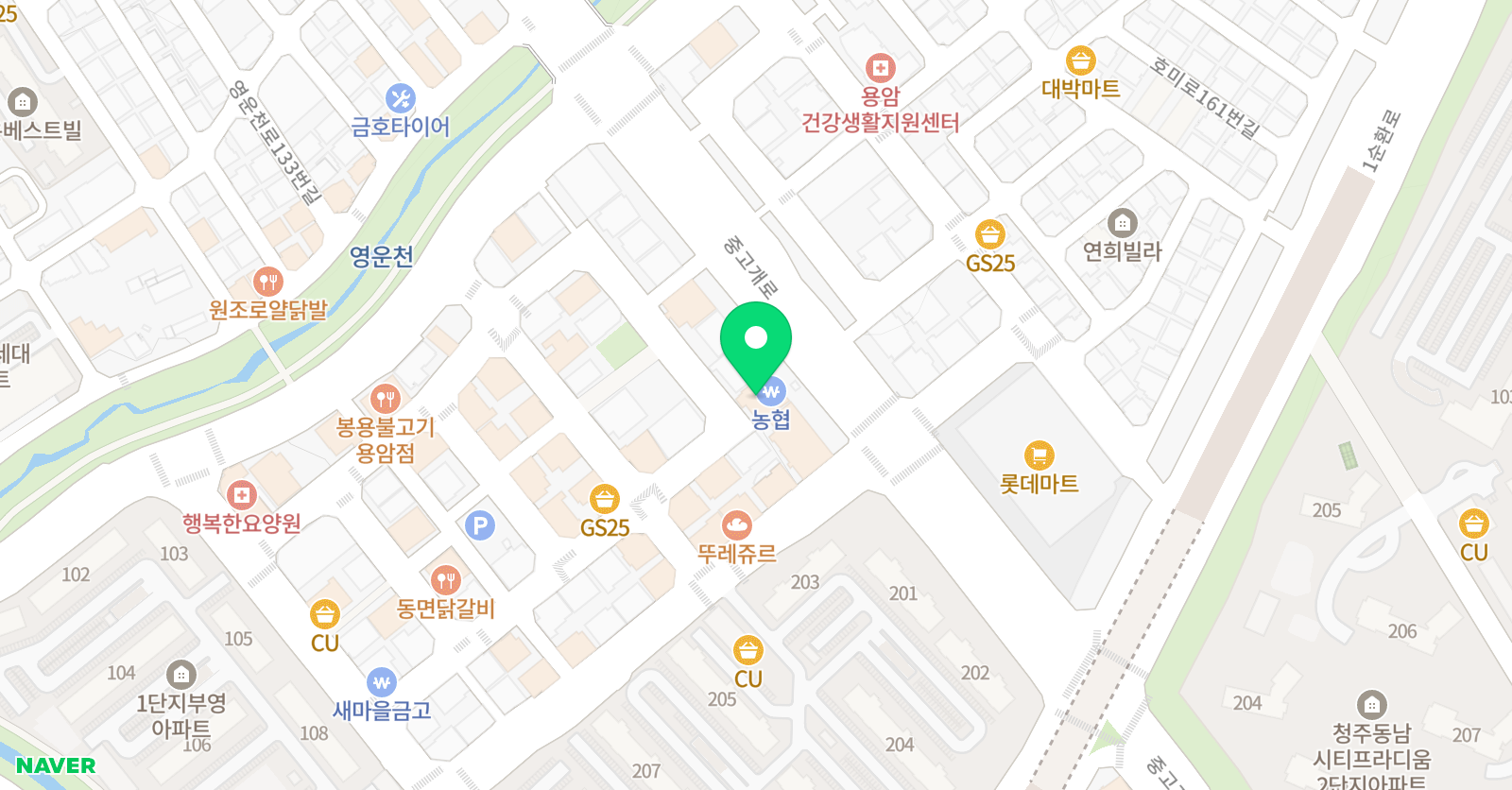 뮤엠 영어 용암캠퍼스 위치