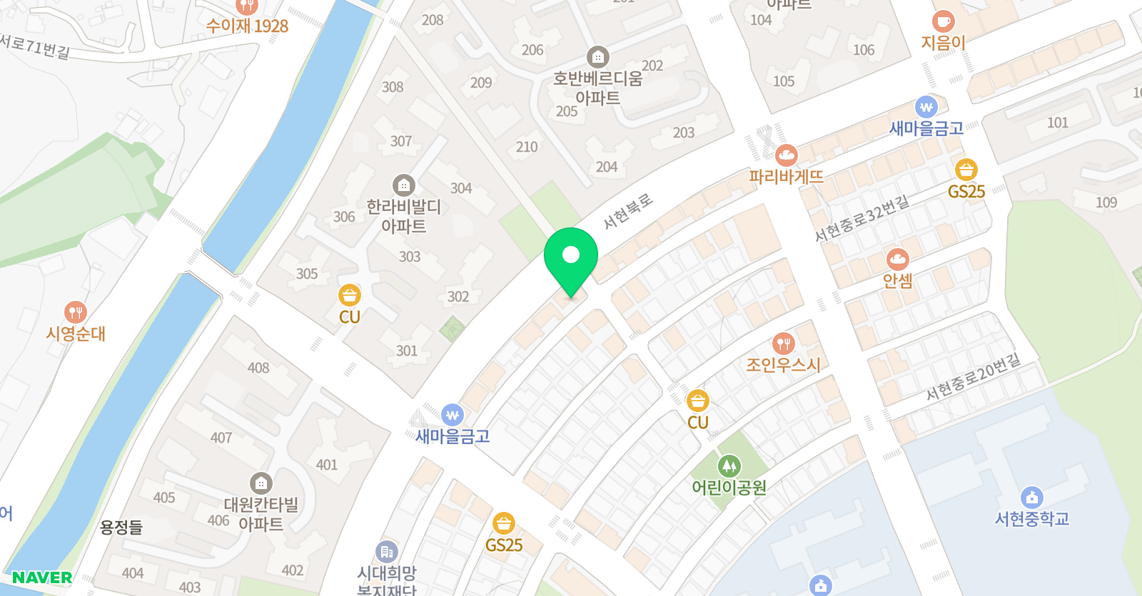 가경백 수학학원 위치