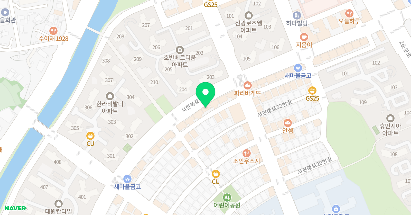 튼튼영어마스터클럽 영어 청주가경점 위치