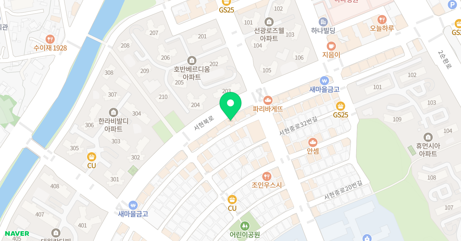 이지음악학원 위치