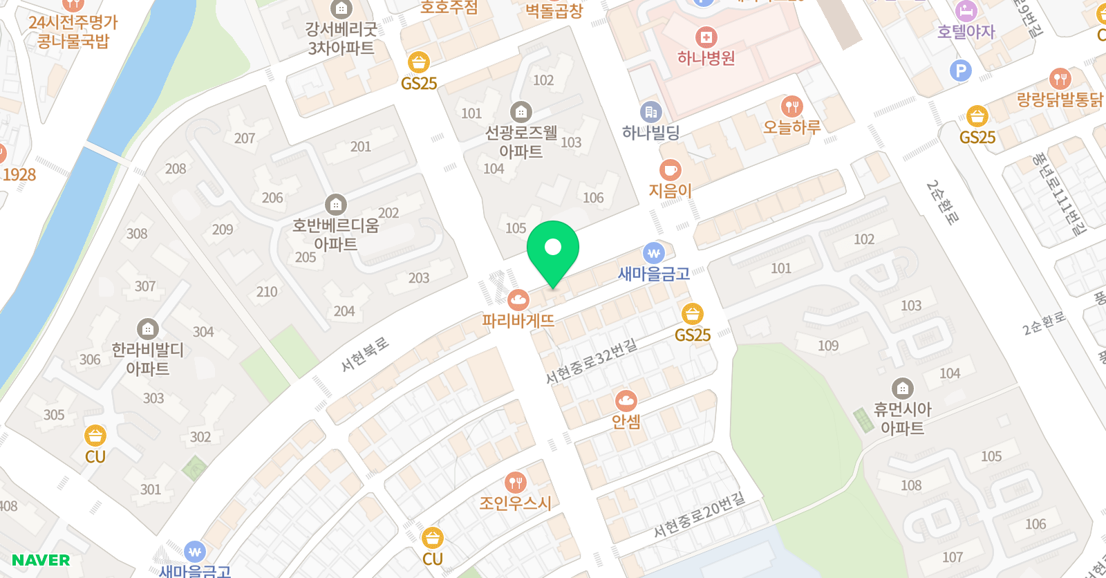 서현 태권스쿨 위치