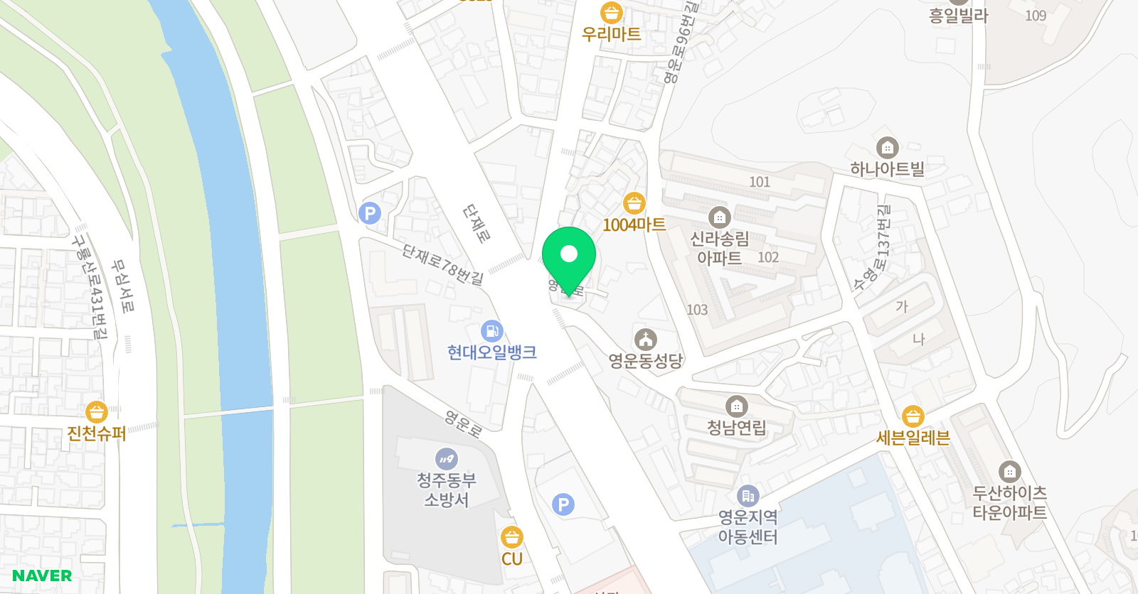 청남 태권도 위치