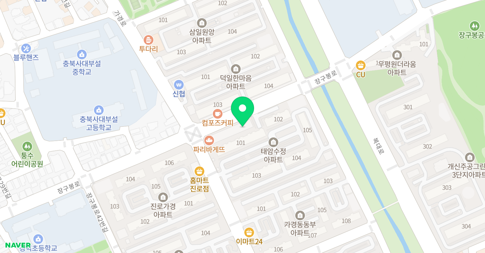 정음 음악학원 위치