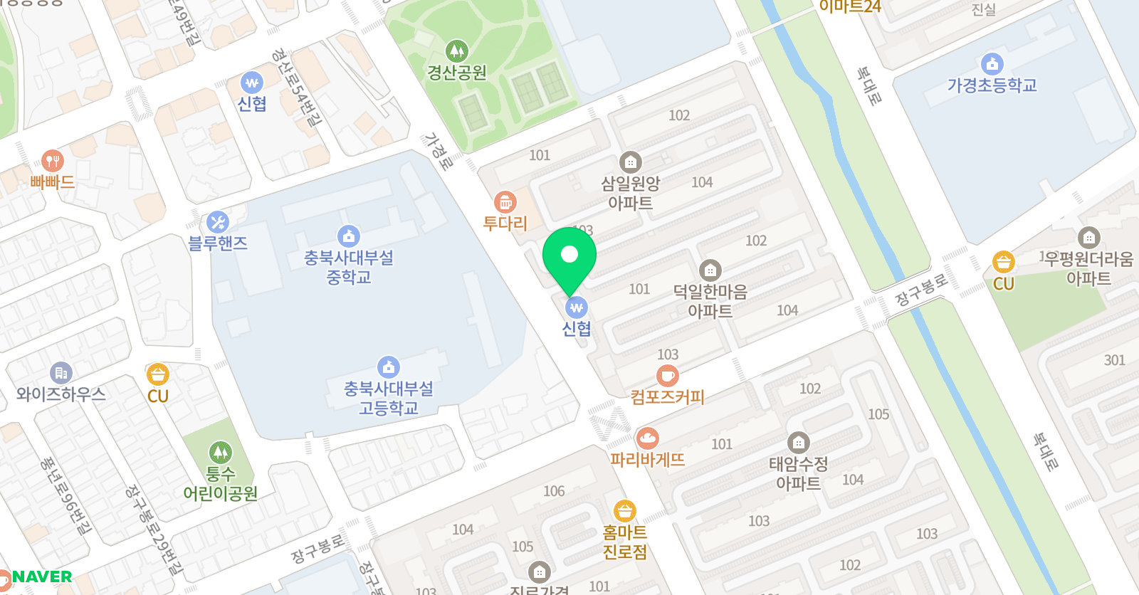 이현정 수학학원 위치