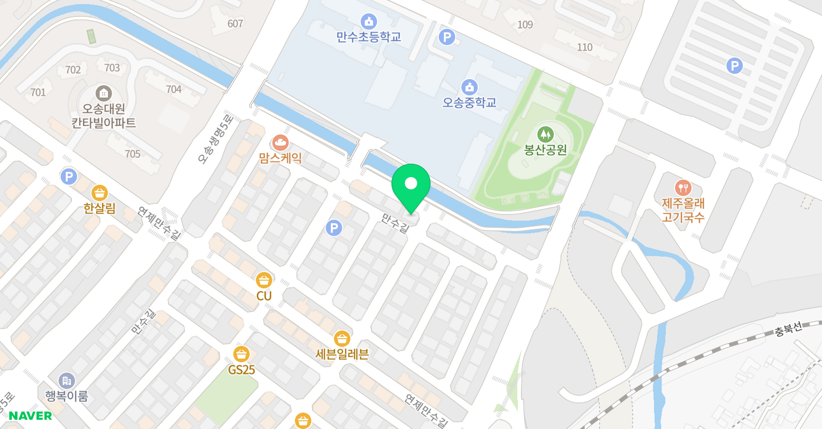 푸르넷 공부방 만수공부방 위치