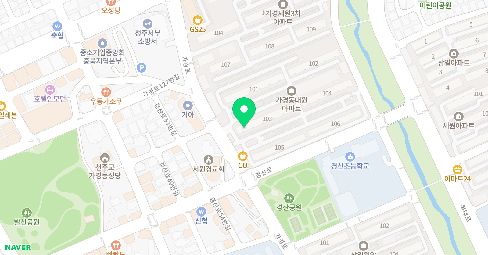 경 수학 위치