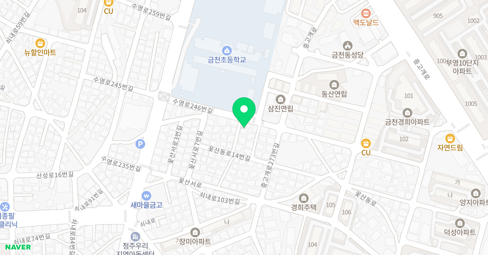 강남대치 학원 위치