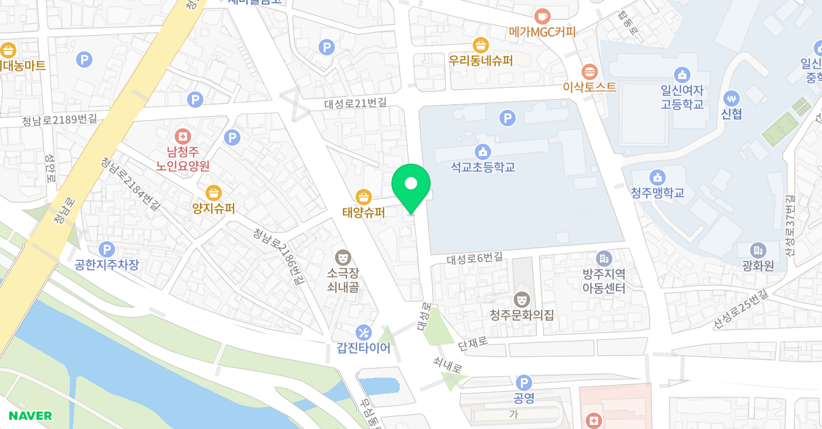 수림 학원 위치