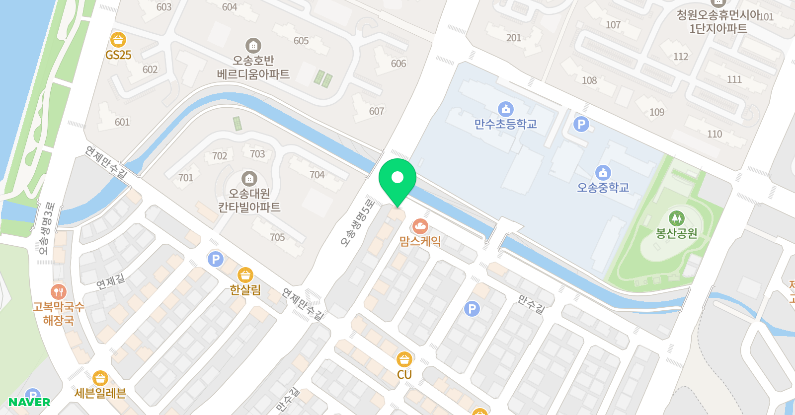 한우리 독서토론논술 위치
