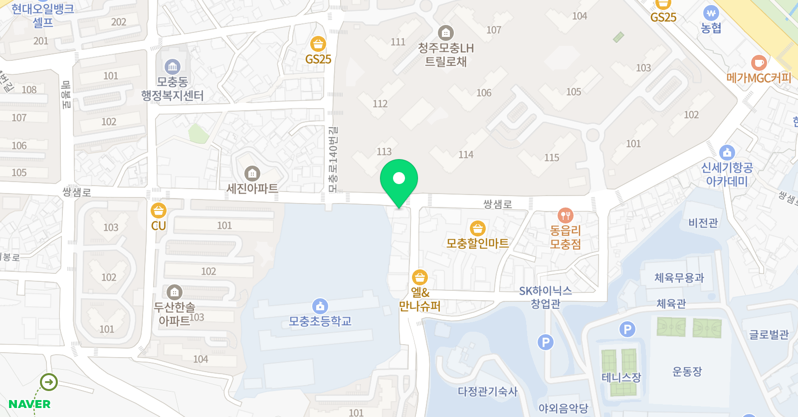 경희대 영광태권도 학원 위치