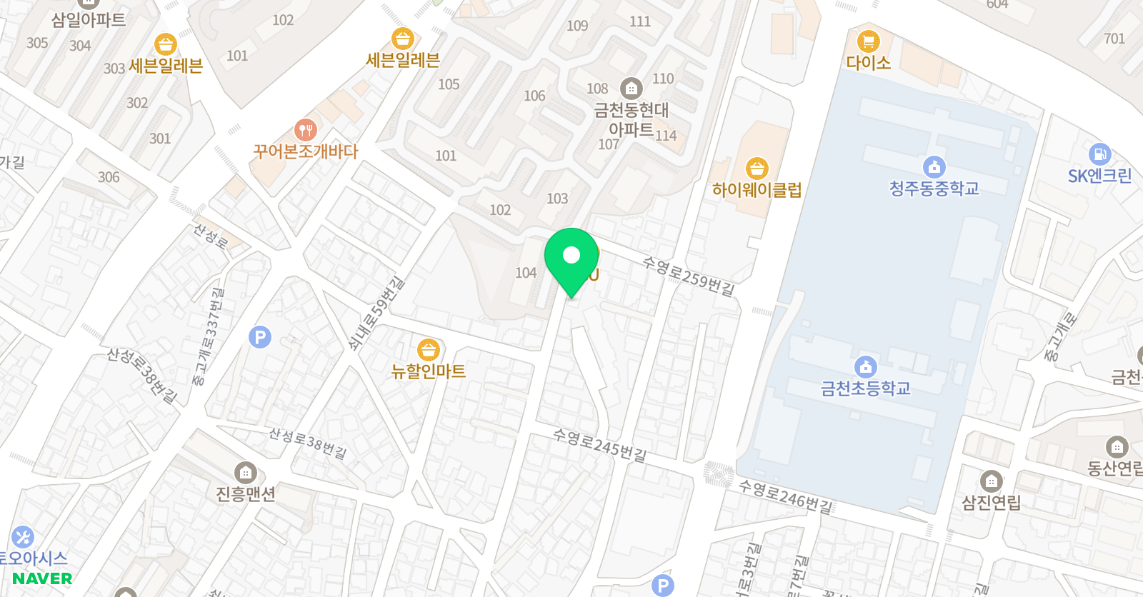 신나는그림터 미술교습소 위치