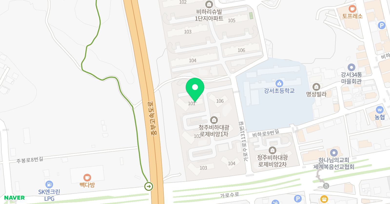 아소비 아소비 청주비하대광로제비앙1차점 위치