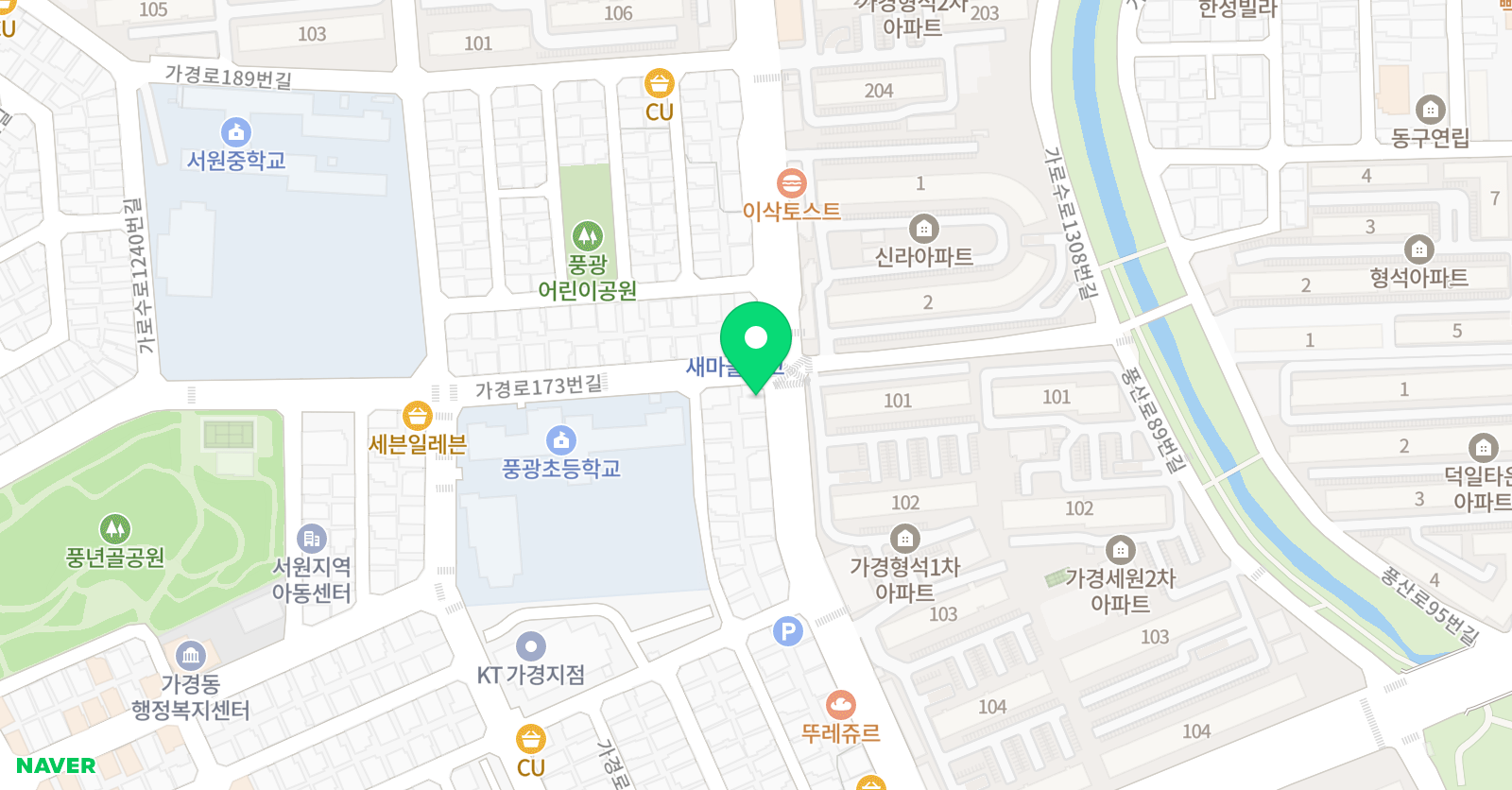 양샘 수학영재사고력 학원 위치