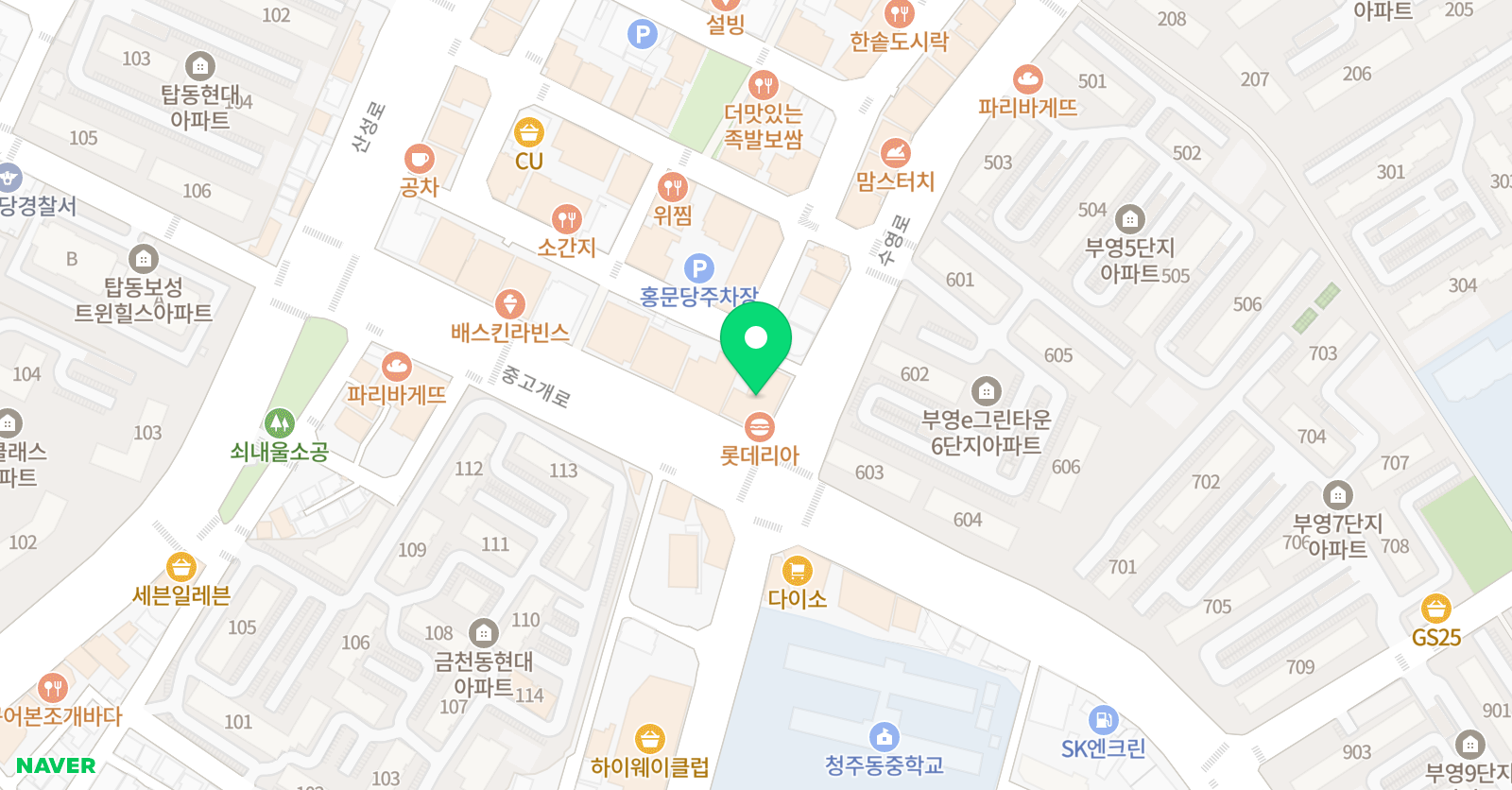 이지매쓰 수학학원 위치