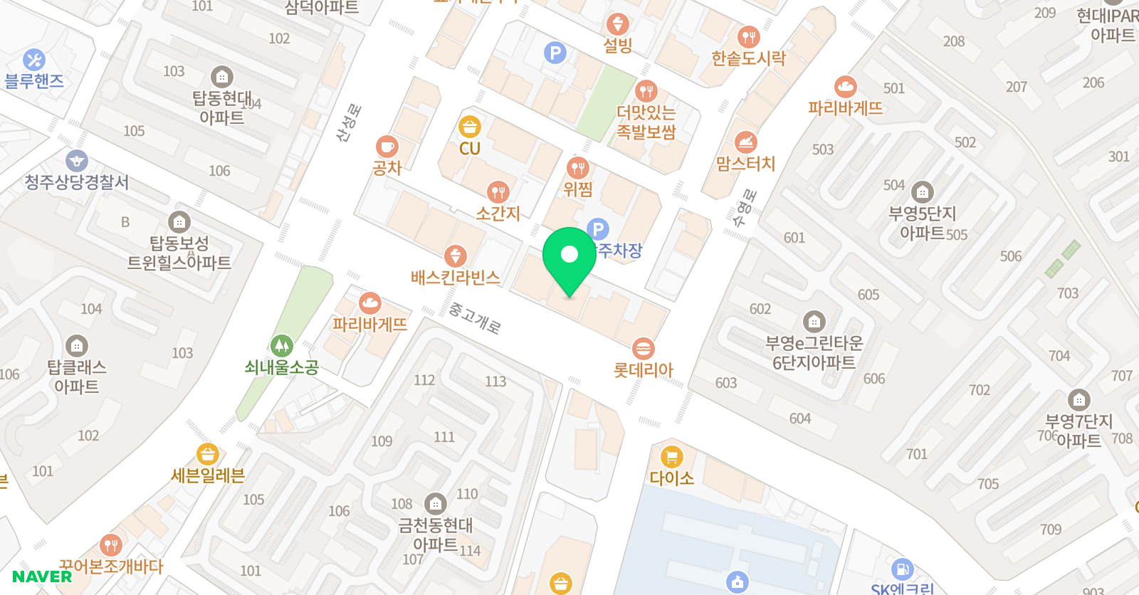 춤결 입시무용학원 위치
