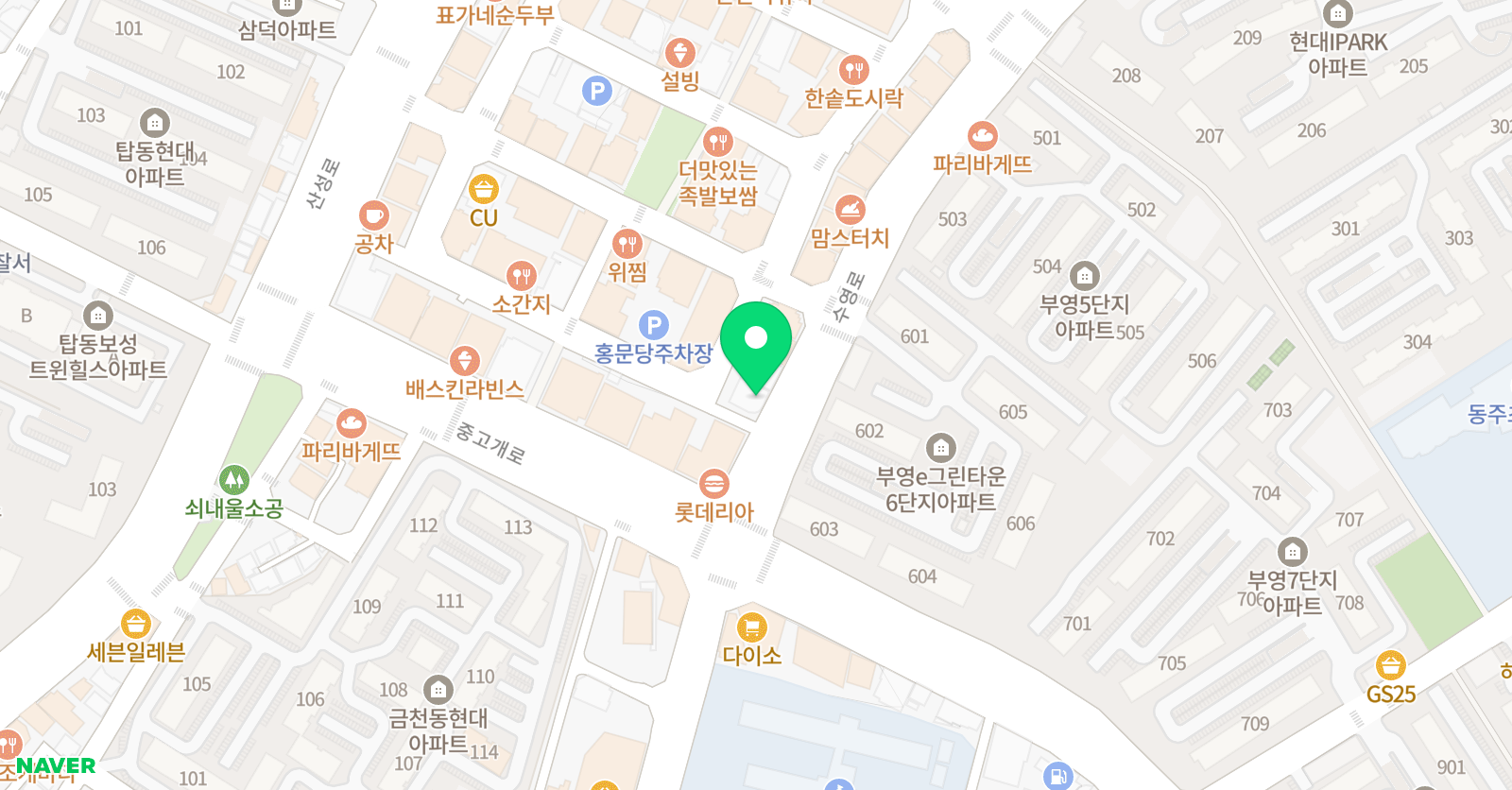세종 음악학원 위치