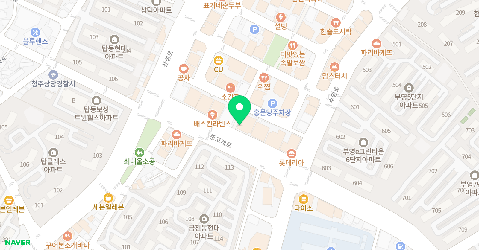 노블가온 수학학원 위치