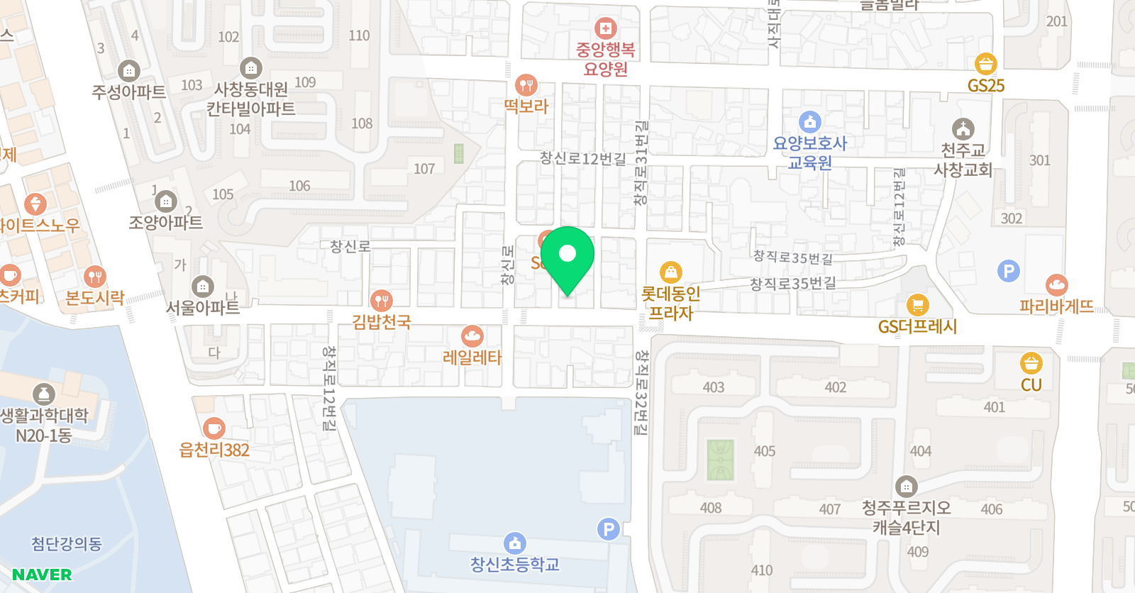 위즈 영어학원 위치