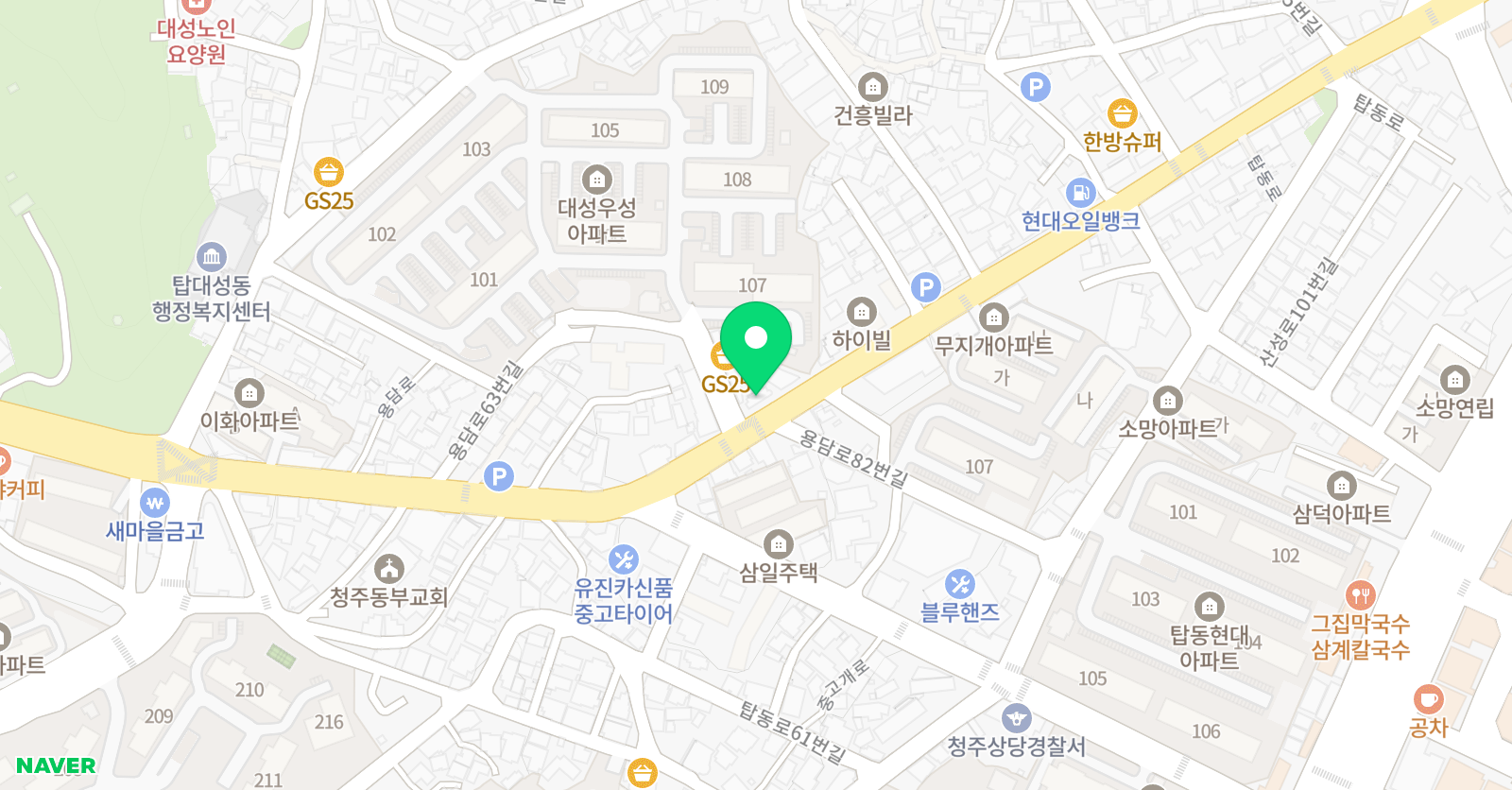 ONS 청주센터 위치