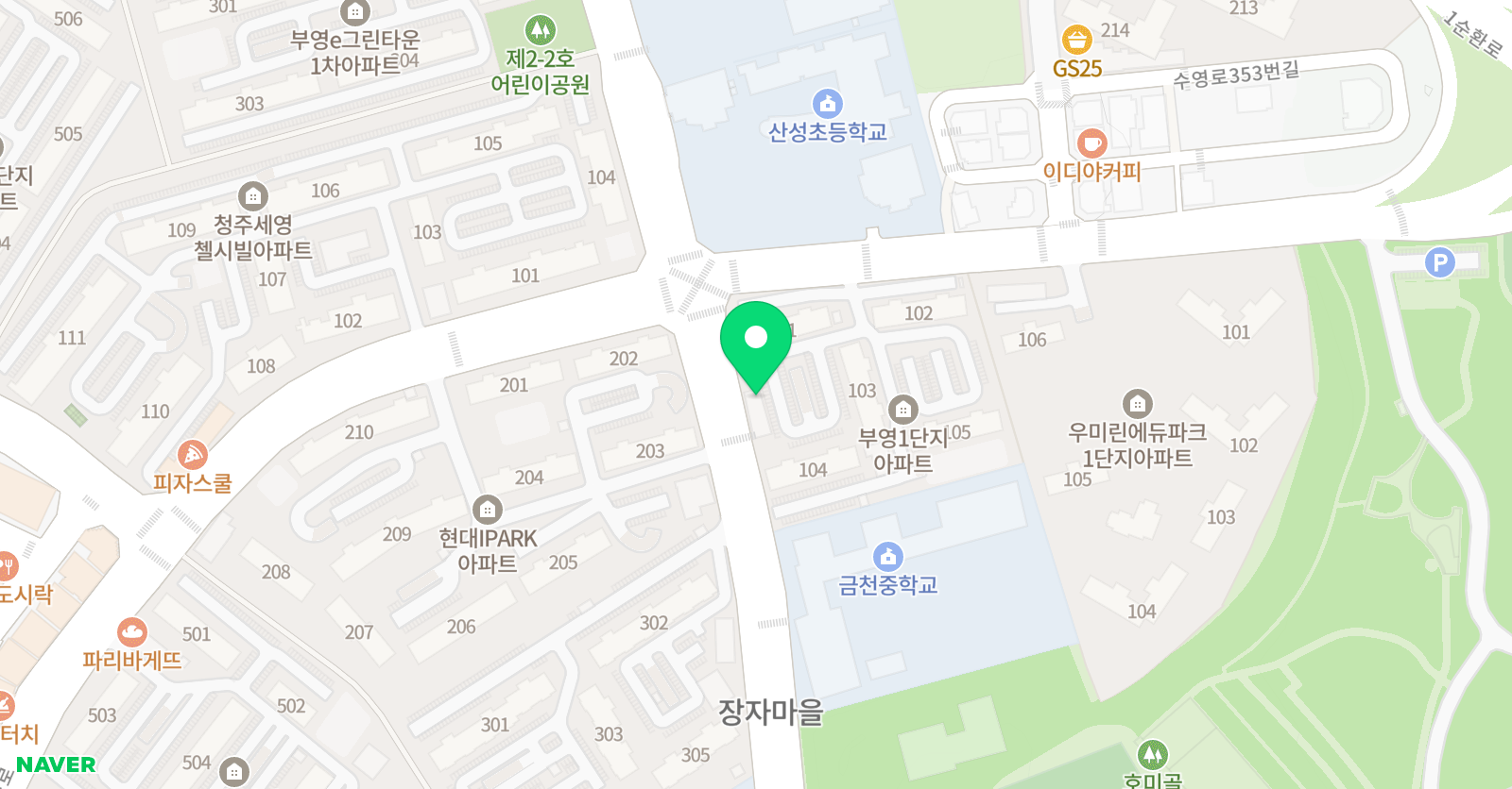 청주이화 음악학원 위치
