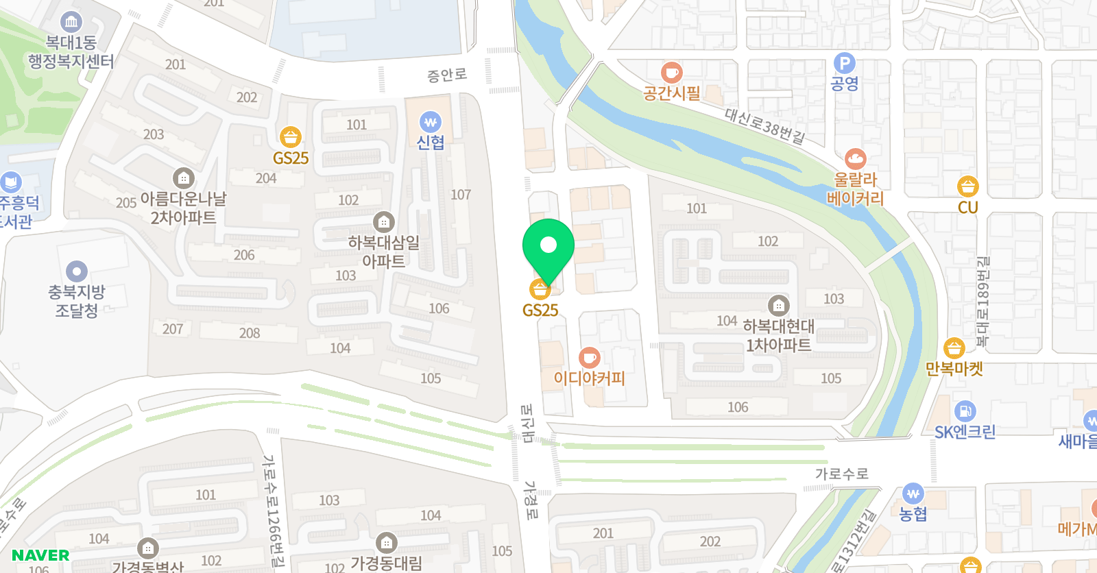 두각 수학전문학원 위치