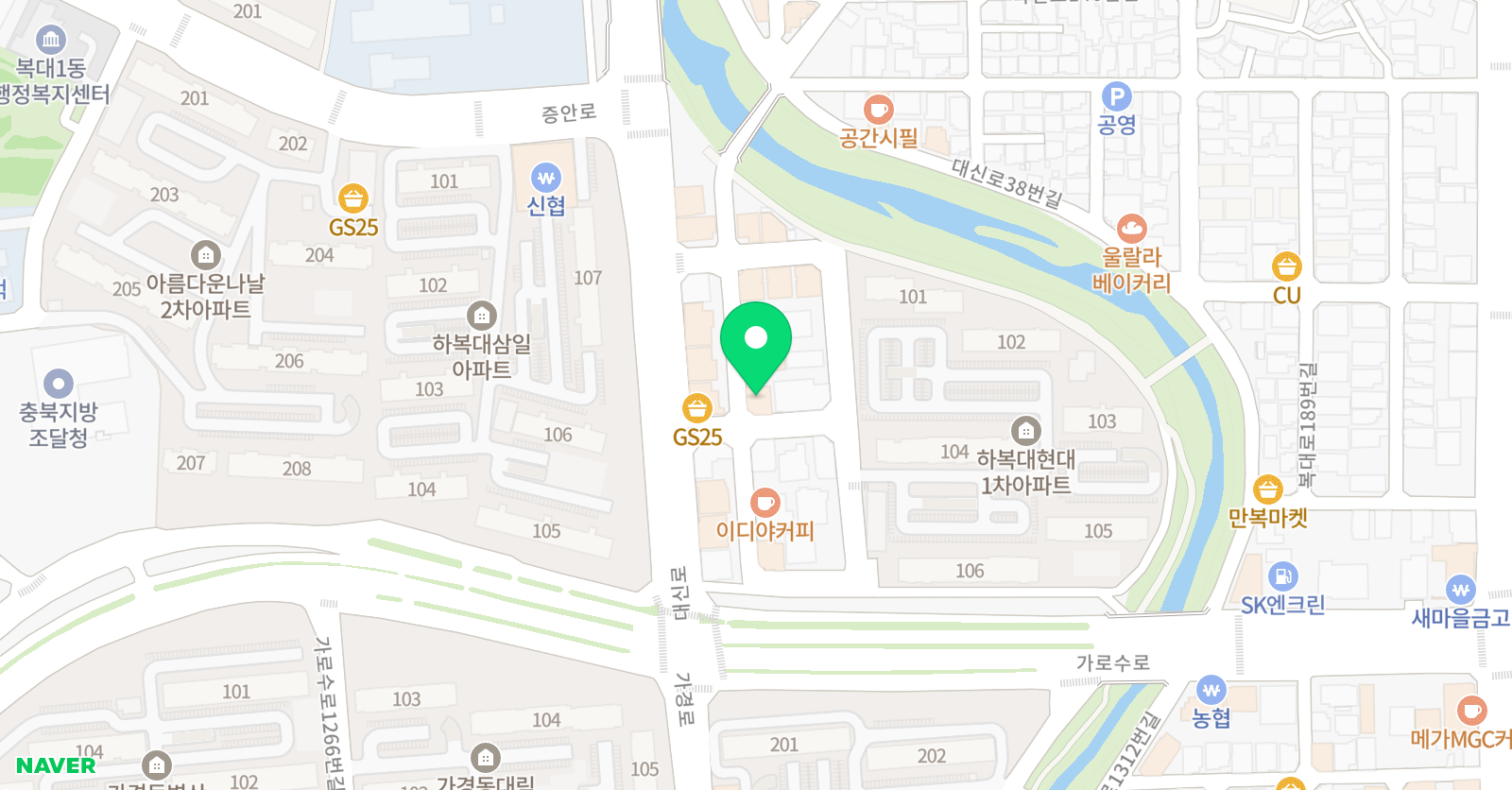 조이매스 창의력수학 하복대센터 위치