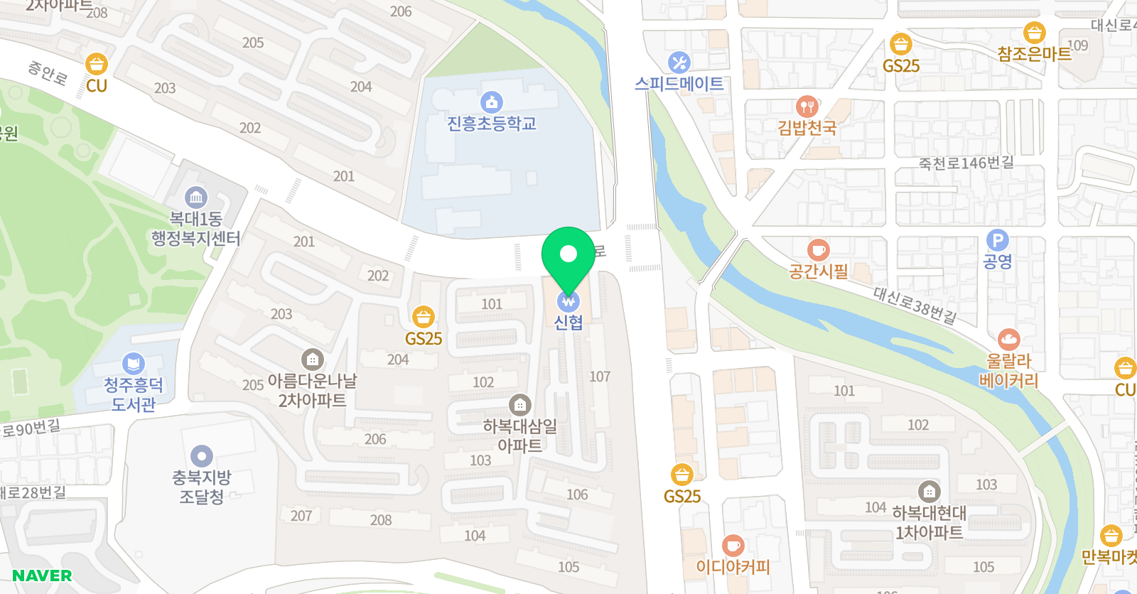 비전이엔에이 학원 위치