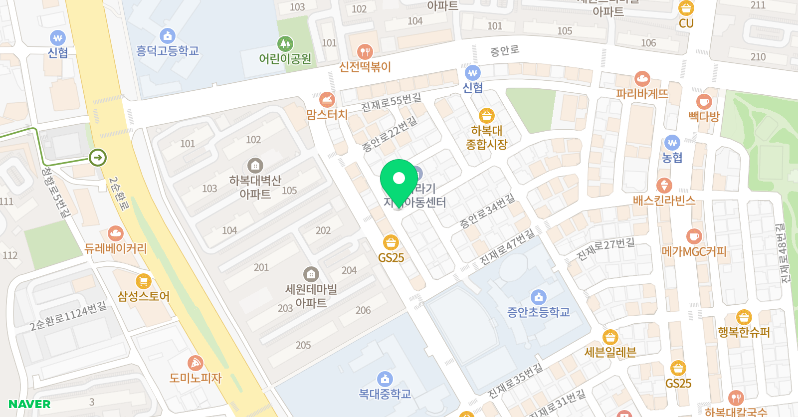 너구리쌤 수학교습소 위치