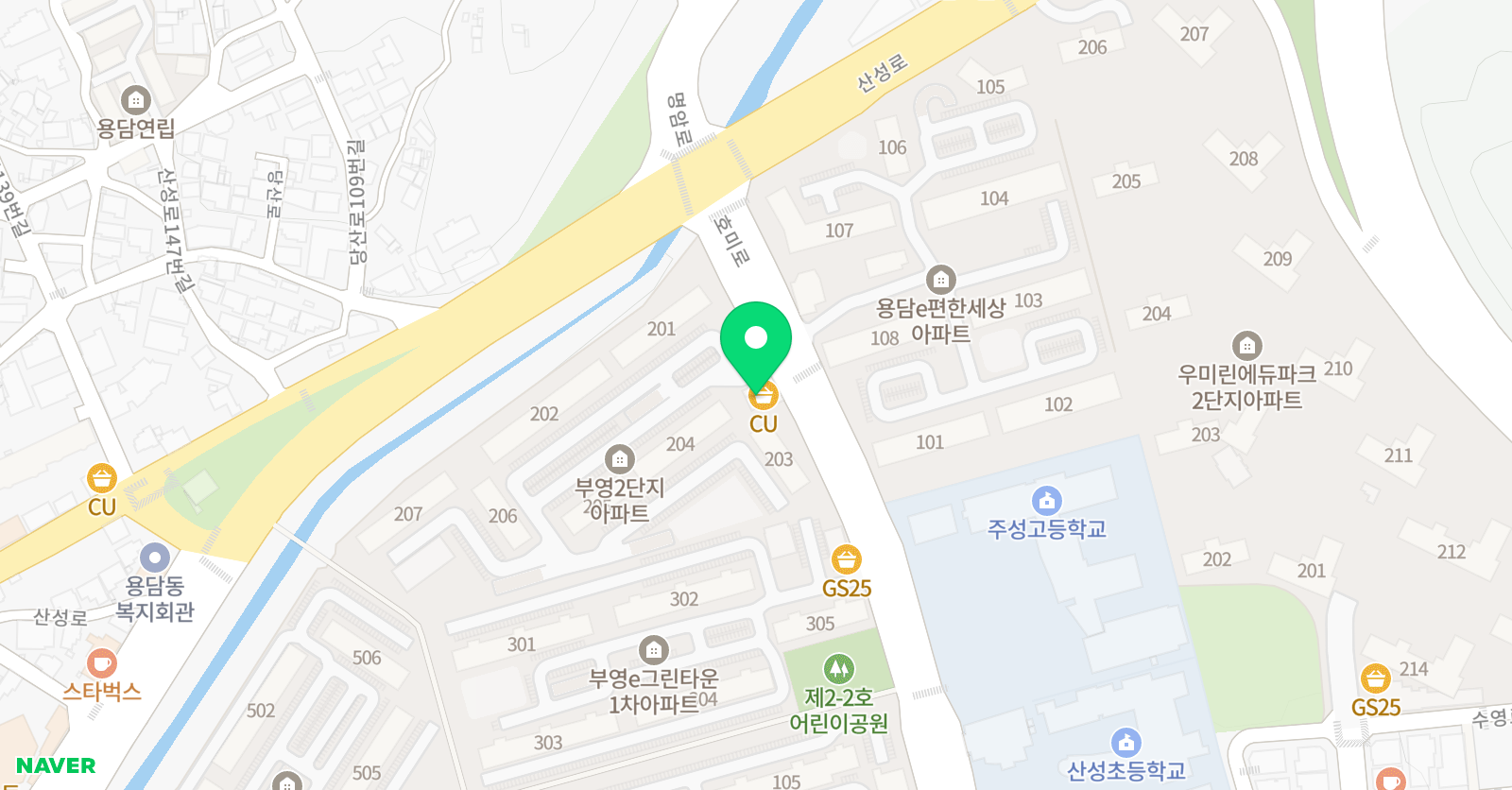 용담 해법수학교습소 위치