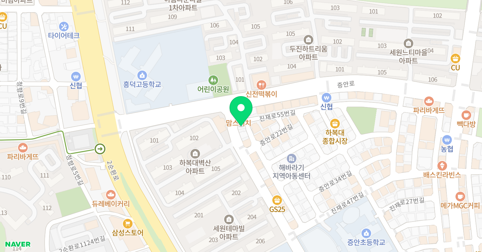 비인 음악학원 위치