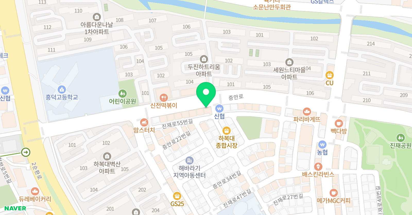 스마트해법영어수학 키움영어수학학원 위치