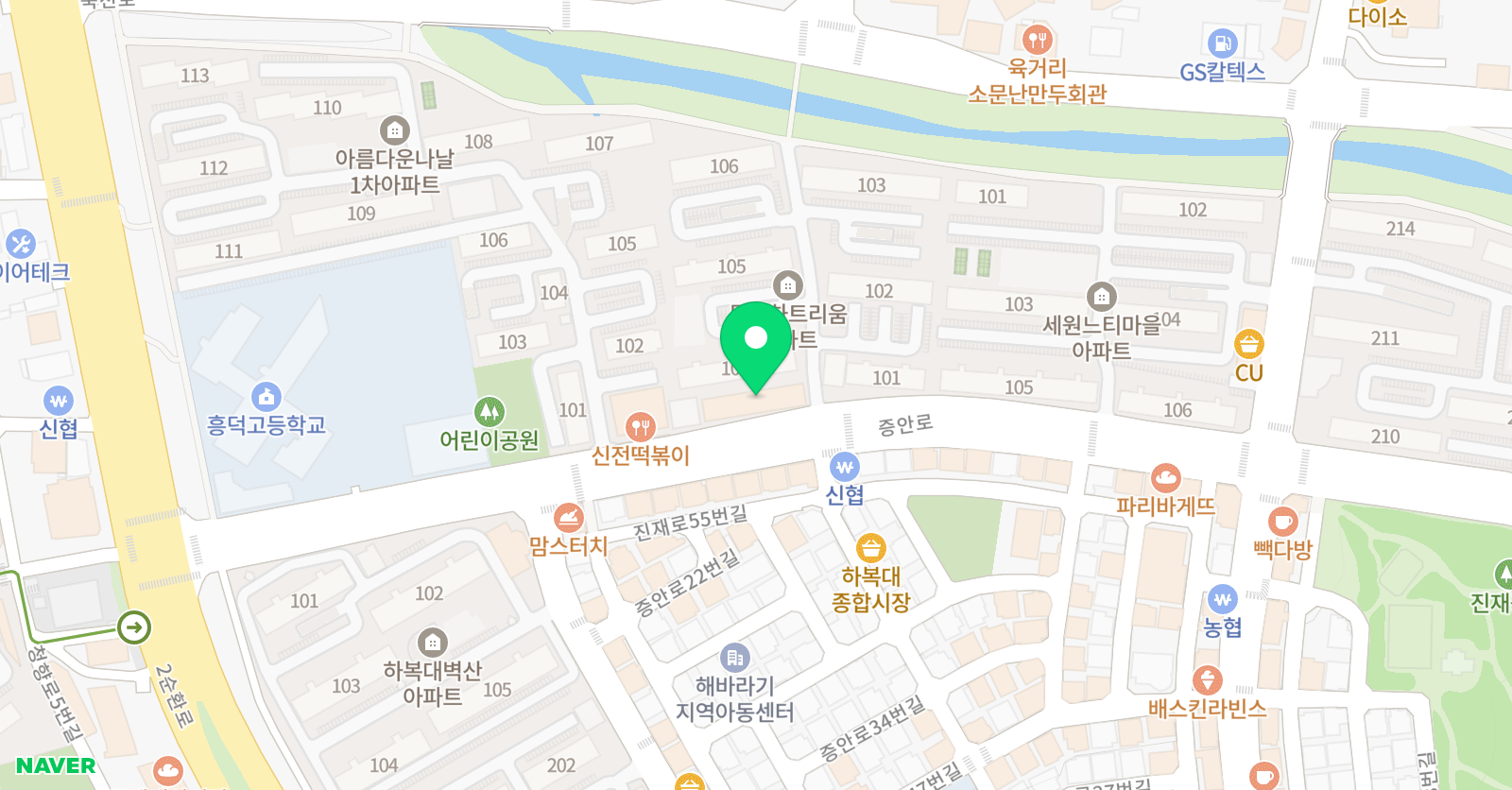 뮤엠 영어 앨리스 영어교습소 위치